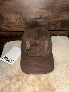 Benito Antonio x Zara Brown Distressed Baseball Cap